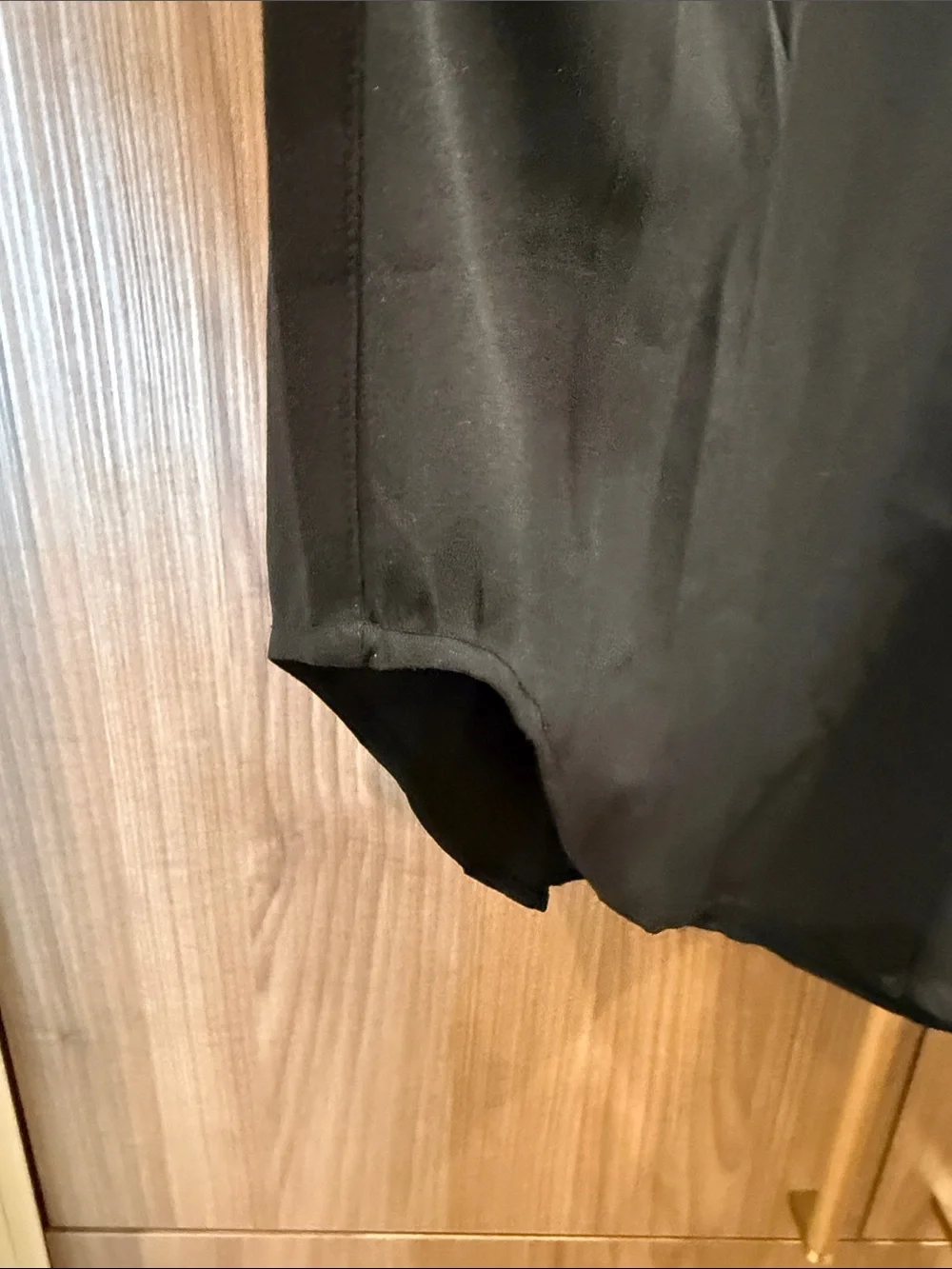 Topshop Black Women’s  Long-Sleeve Button-Down Shirt